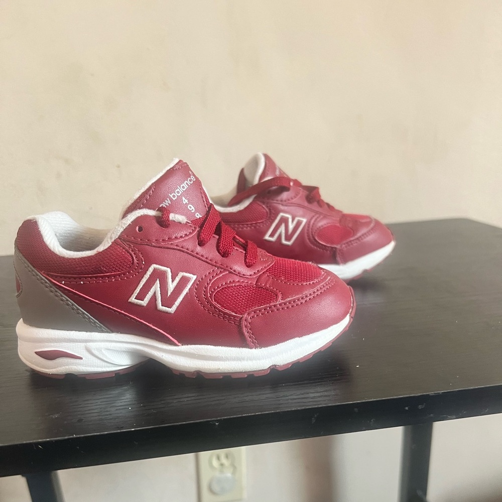 Child size sneakers